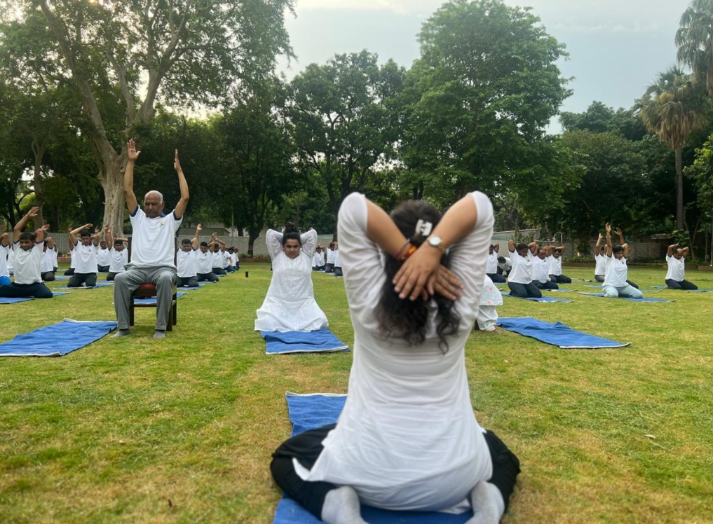 Outdoor Community Yoga Session